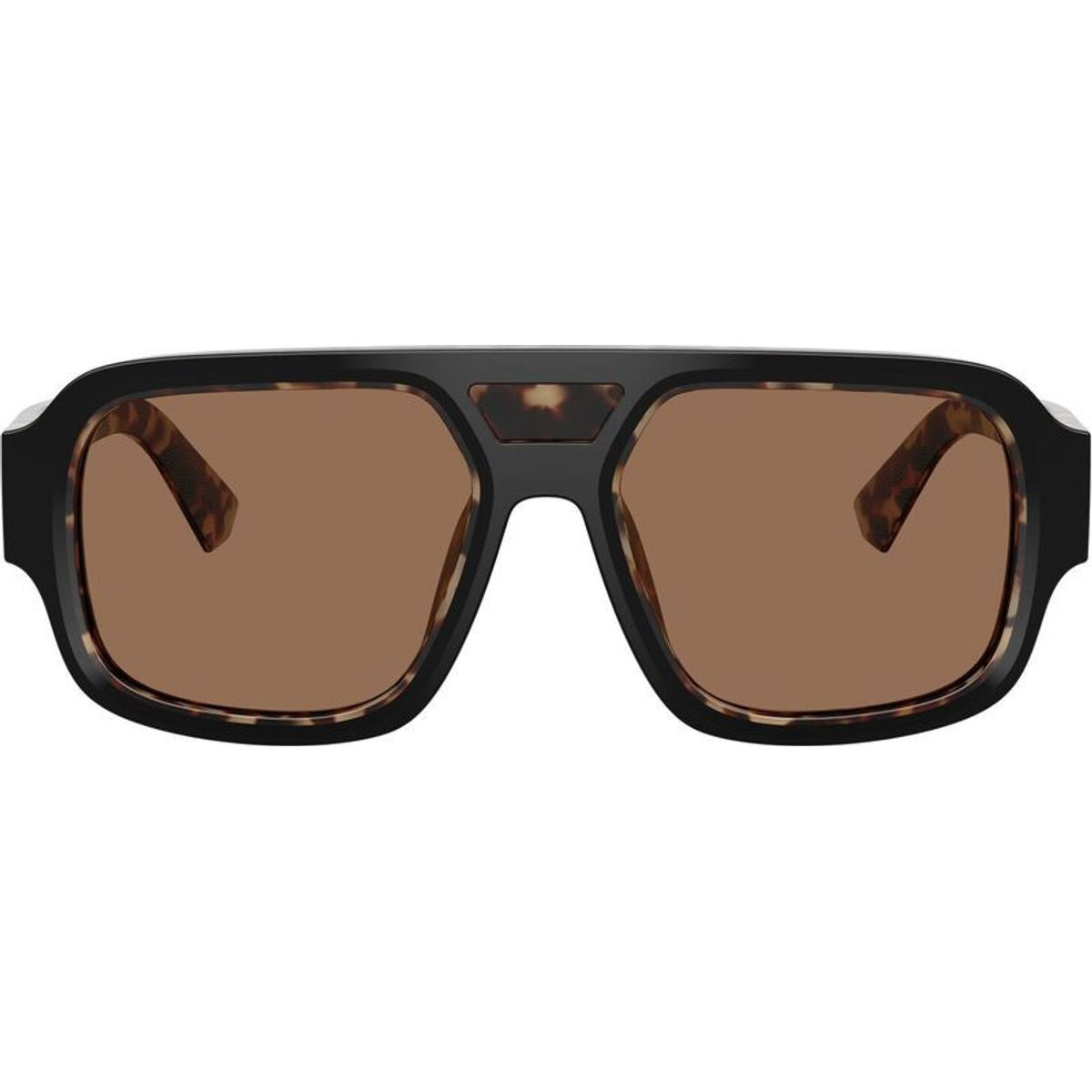DG4516, Black on Red Havana/Dark Brown Lenses