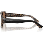 DG4516, Black on Red Havana/Dark Brown Lenses