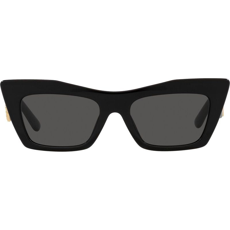 Dolce & Gabbana DG4435 Black Dark Grey Front