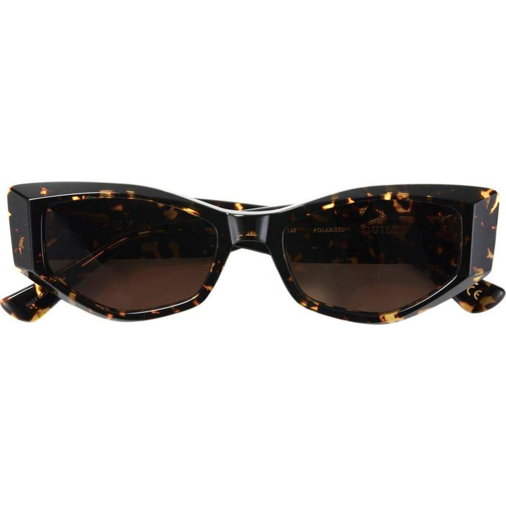 Guilty, Polished Crystal Dark Tortoise/Brown Polarised Lenses