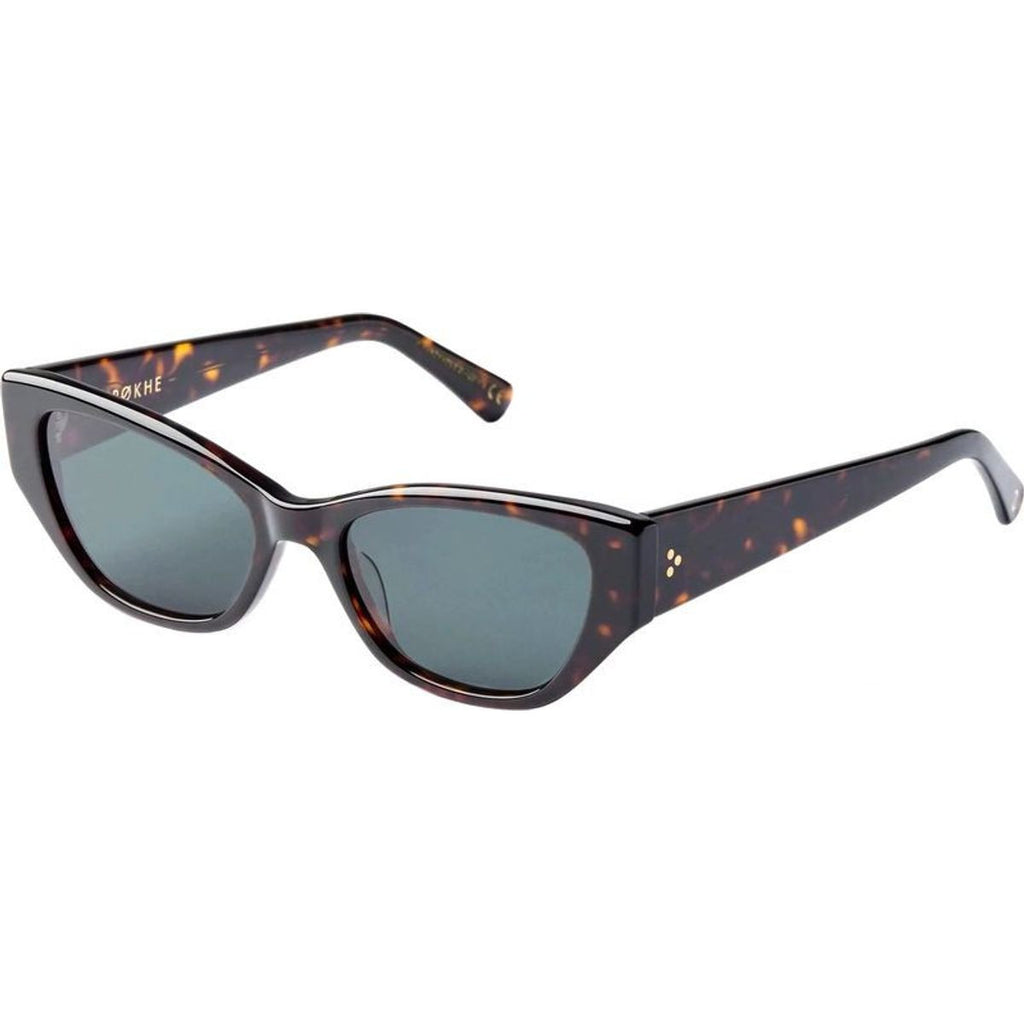 Reprise, Polished Dark Tortoise/Green Lenses