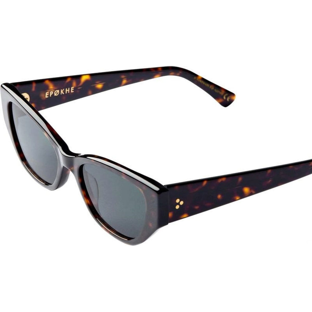 Reprise, Polished Dark Tortoise/Green Lenses