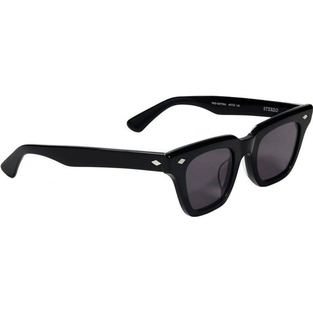 Stereo, Polished Black/Black Lenses