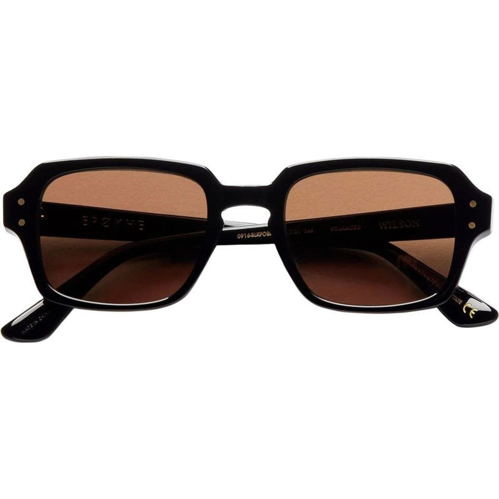 Wilson, Polished Black/Bronze Polarised Lenses