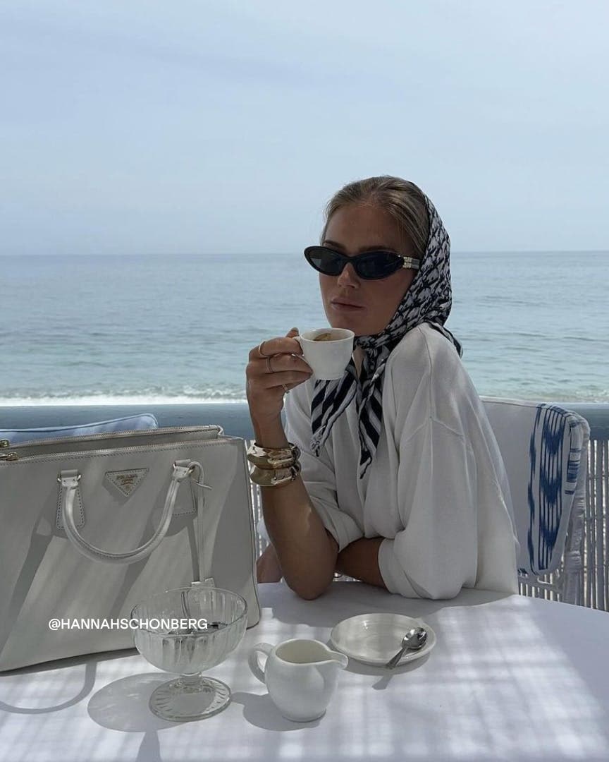Hannah Schonberg wearing miu miu sunglasses