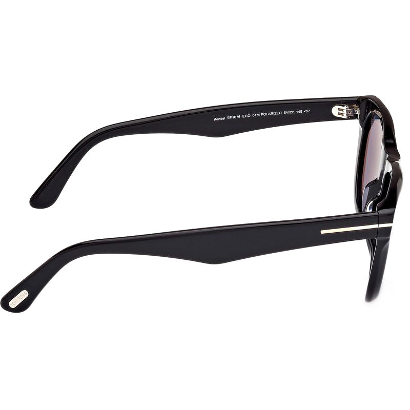 Kendel FT1076, Shiny Black/Blue Polarised Lenses