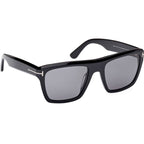 Alberto FT1077N, Shiny Black/Smoke Polarised Lenses