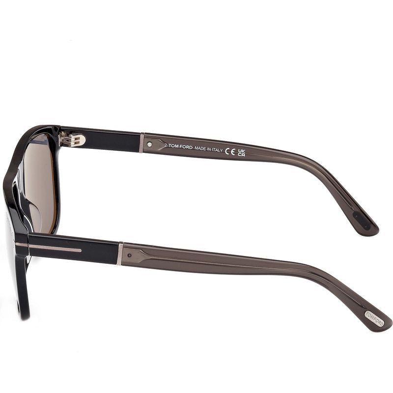 Frances FT1080N, Shiny Black/Smoke Polarised Lenses