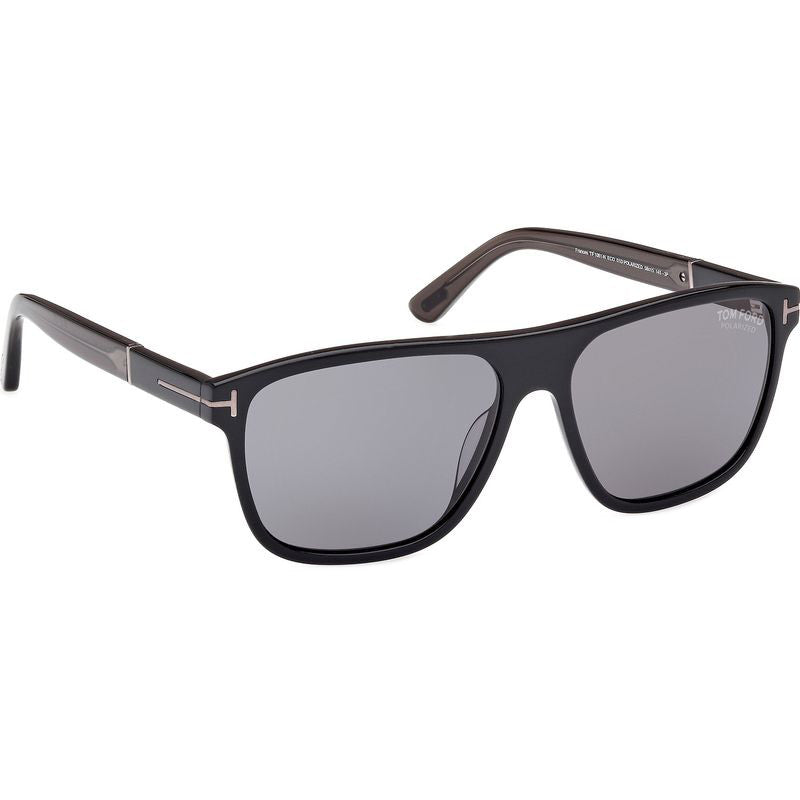 Frances FT1080N, Shiny Black/Smoke Polarised Lenses
