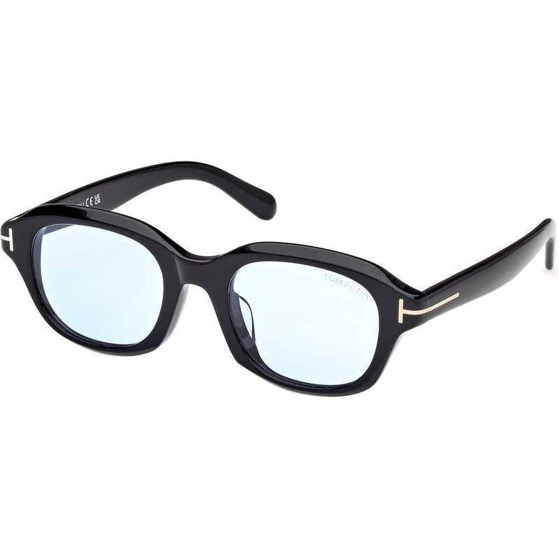 FT1147-D, Shiny Black/Blue Lenses