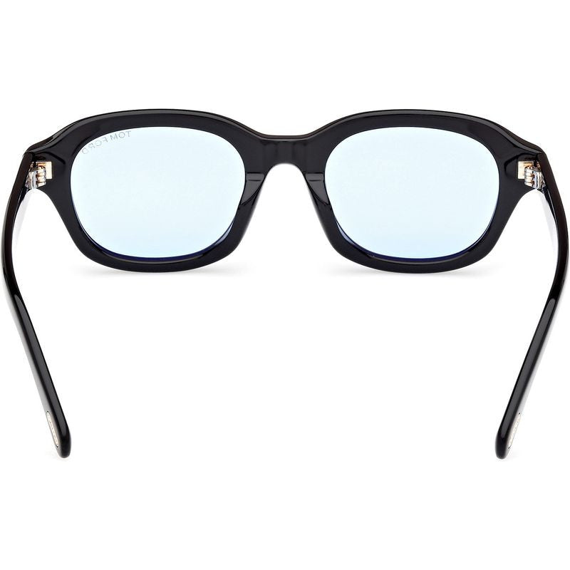 FT1147-D, Shiny Black/Blue Lenses