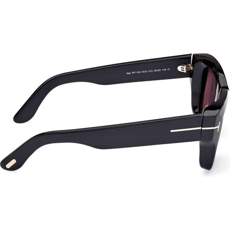 Ilias FT1154, Shiny Black/Smoke Lenses