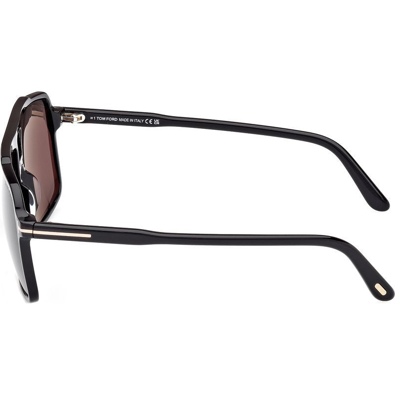 Kemp FT1177, Shiny Black/Smoke Lenses