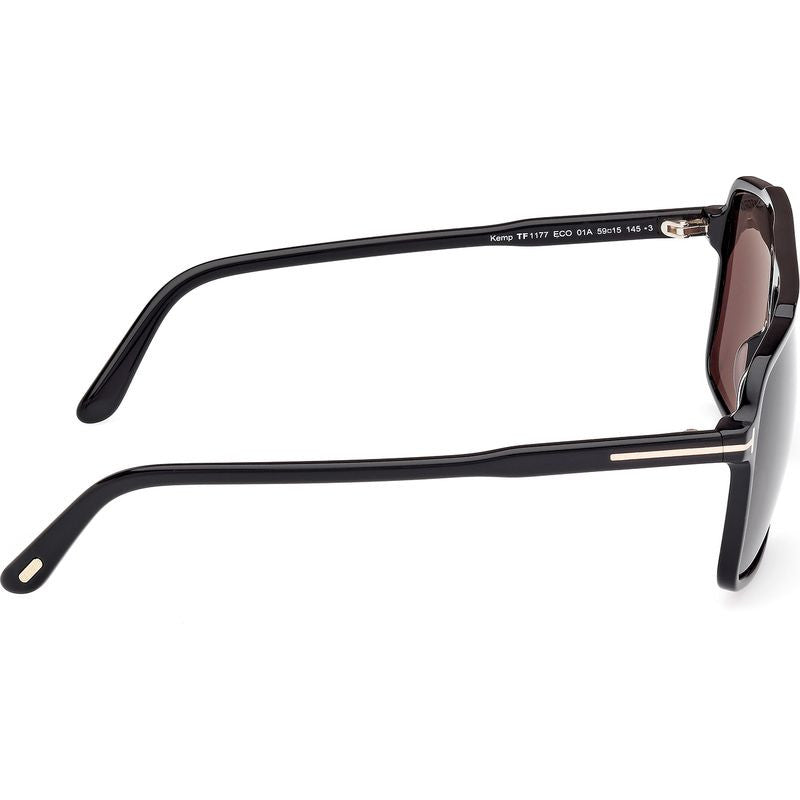 Kemp FT1177, Shiny Black/Smoke Lenses