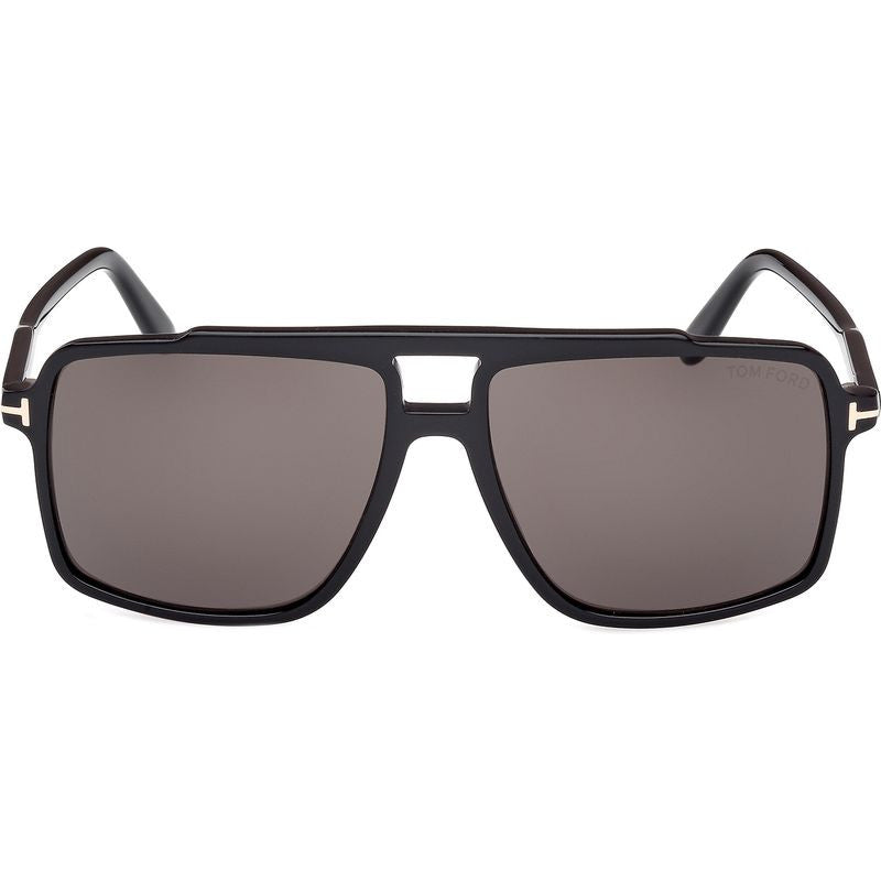 Kemp FT1177, Shiny Black/Smoke Lenses