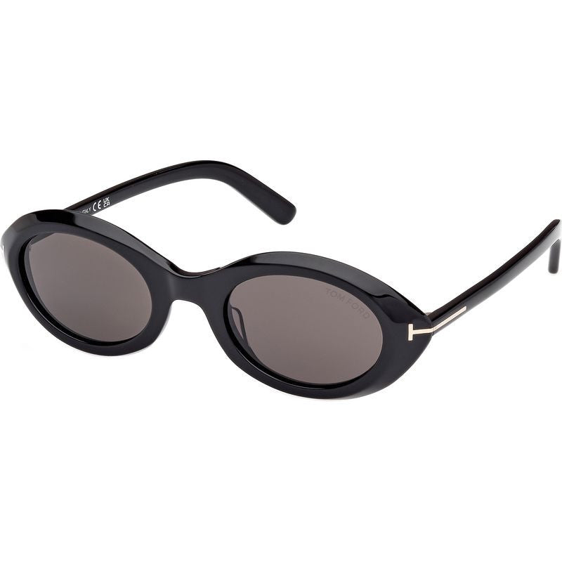 Carmen FT1186, Shiny Black/Smoke Lenses