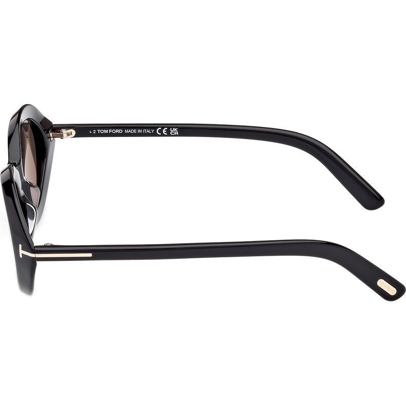 Carmen FT1186, Shiny Black/Smoke Lenses