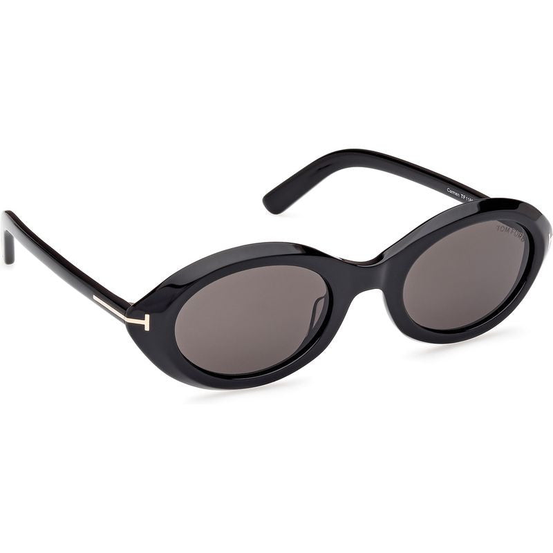 Carmen FT1186, Shiny Black/Smoke Lenses