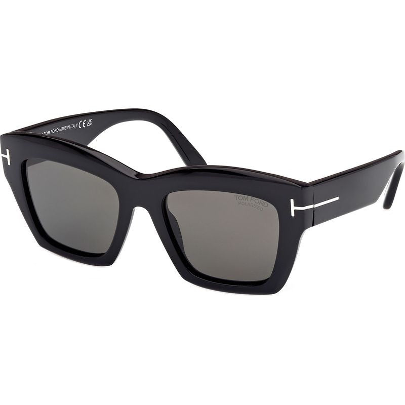 Luna FT1191, Shiny Black/Smoke Polarised Lenses