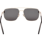 FT1249-K, Shiny Rose Gold/Green Lenses