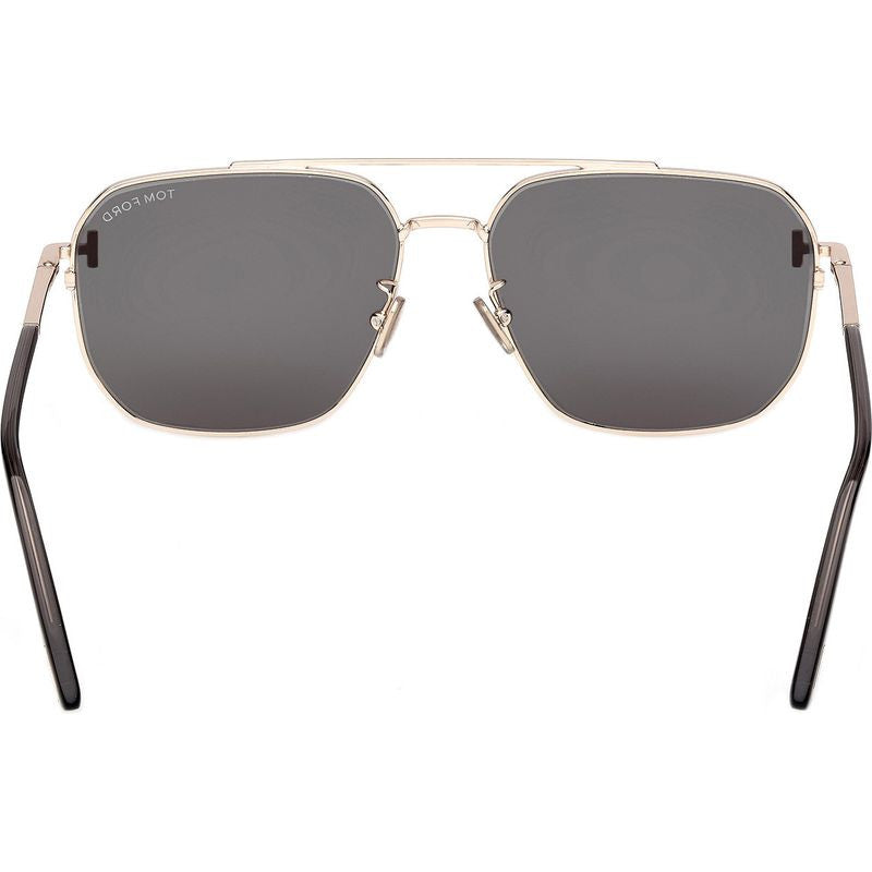 FT1249-K, Shiny Rose Gold/Green Lenses