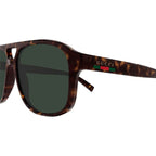 GG1856S, Havana/Green Lenses