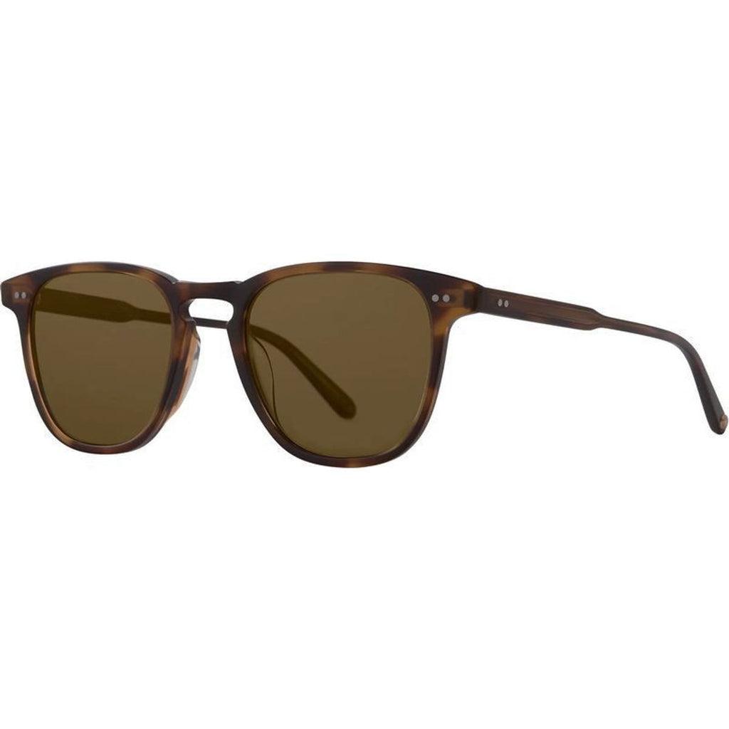 Brooks, Spotted Brown Shell/Semi-Flat Pure Coffee Polarised Glass Lenses 47 Eye Size