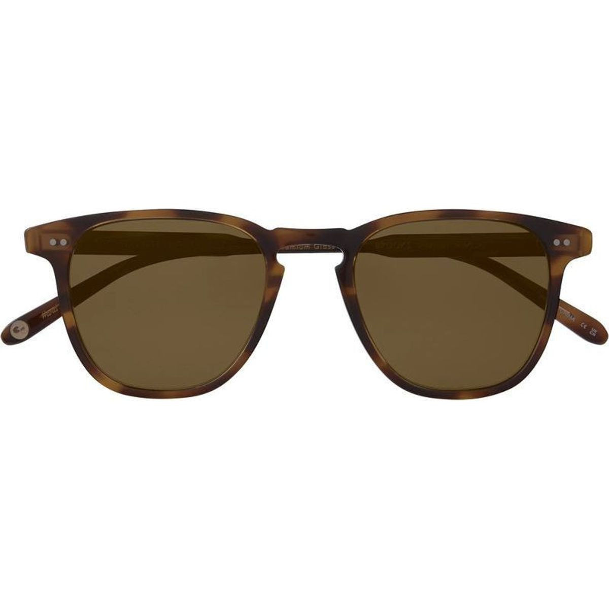 Brooks, Spotted Brown Shell/Semi-Flat Pure Coffee Polarised Glass Lenses 47 Eye Size