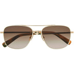 El Capitan, Spotted Brown Shell/Semi-Flat Sepia Gradient Glass Lenses