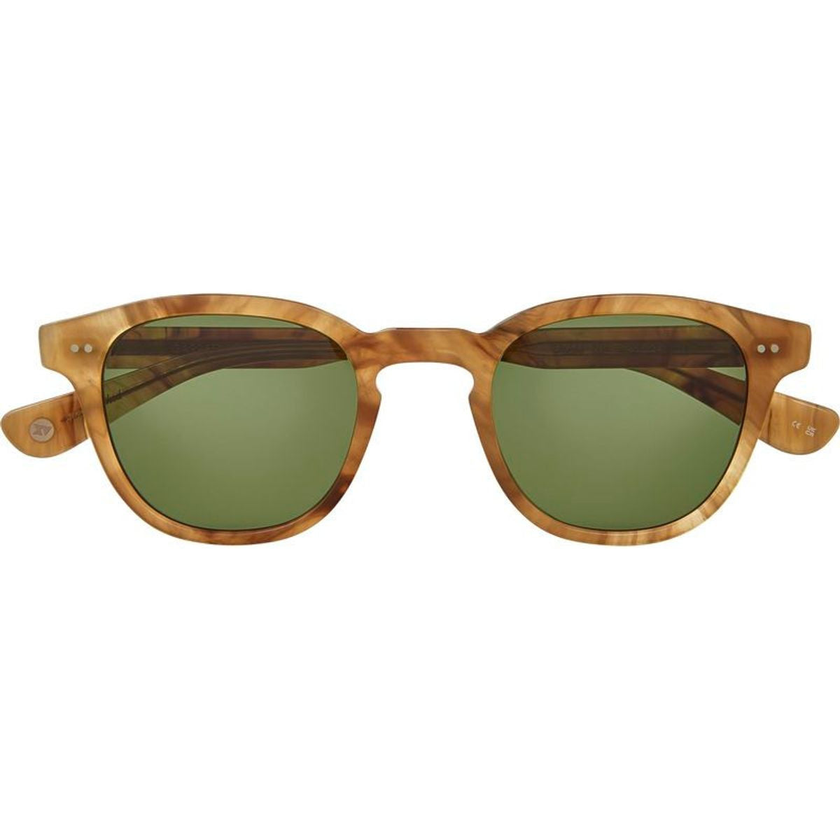 Evan, Agave Tortoise/Semi-Flat Pure Green Lenses