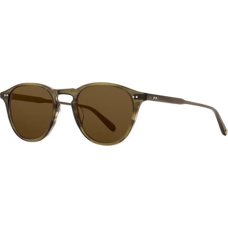 Hampton, Olive Tortoise/Semi-Flat Pure Coffee Glass Lenses