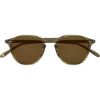 Hampton, Olive Tortoise/Semi-Flat Pure Coffee Glass Lenses