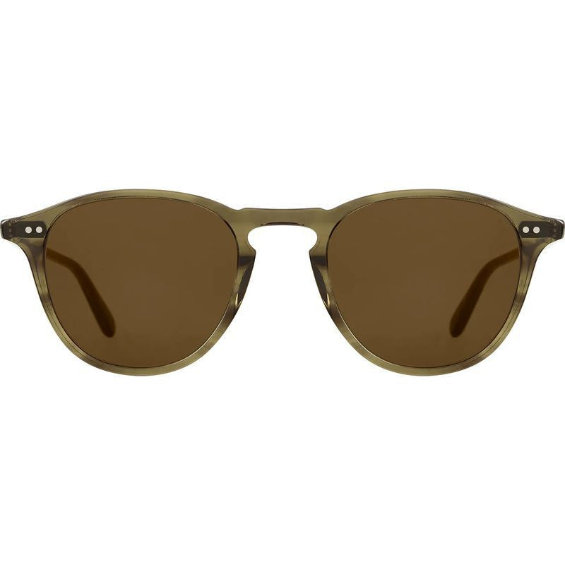 Hampton, Olive Tortoise/Semi-Flat Pure Coffee Glass Lenses
