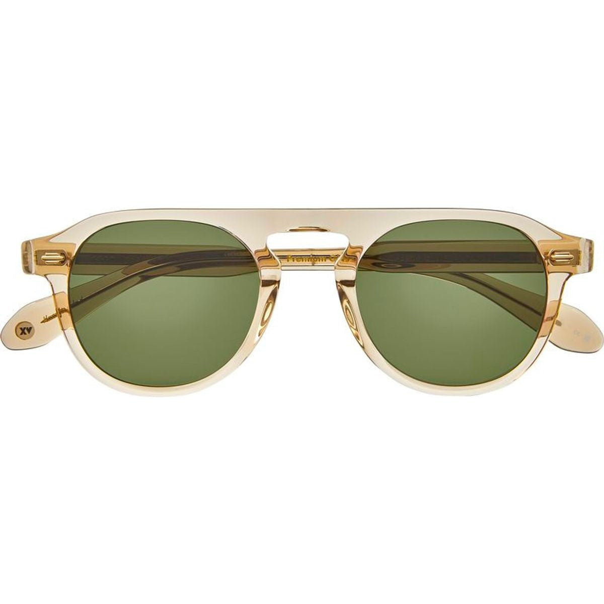 Harding, Brew/Semi-Flat Pure Green Glass Lenses