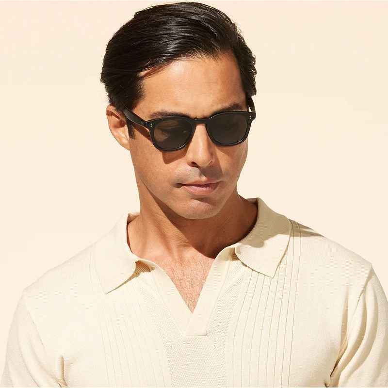 Kinney II, Matte Black/Semi-Flat Grey Glass Polarised Lenses