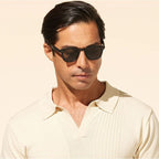 Kinney II, Matte Black/Semi-Flat Grey Glass Polarised Lenses