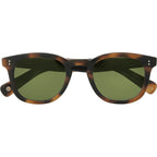 Kinney II, Spotted Brown Shell/Semi-Flat Pure Green Polarised Glass Lenses