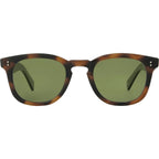 Kinney II, Spotted Brown Shell/Semi-Flat Pure Green Polarised Glass Lenses