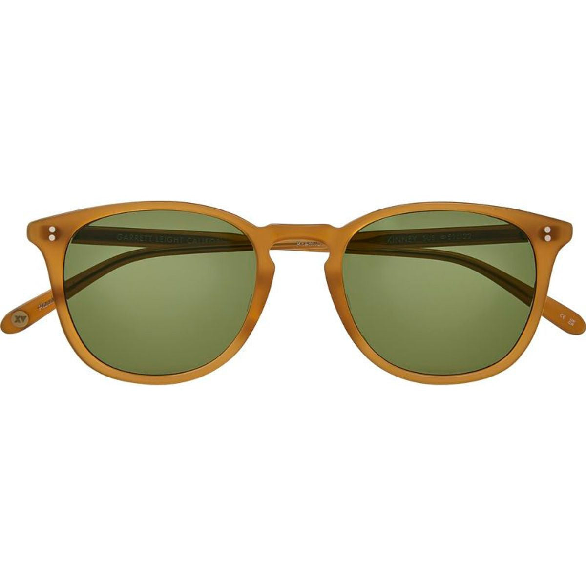 Kinney, Summer Sun/Semi-Flat Pure Green Glass Lenses 51 Eye Size