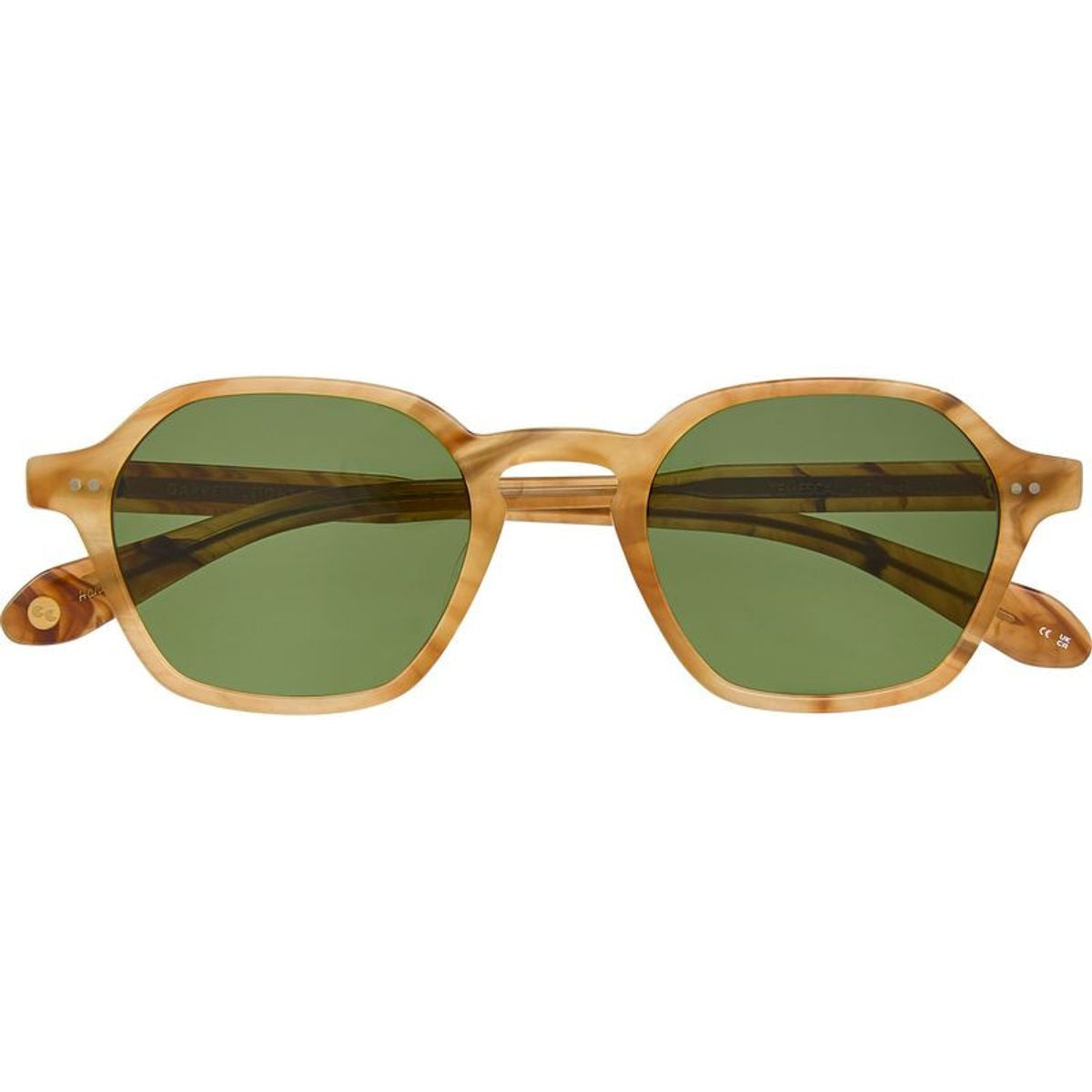 Temescal, Agave Tortoise/Semi-Flat Pure Green Glass Lenses