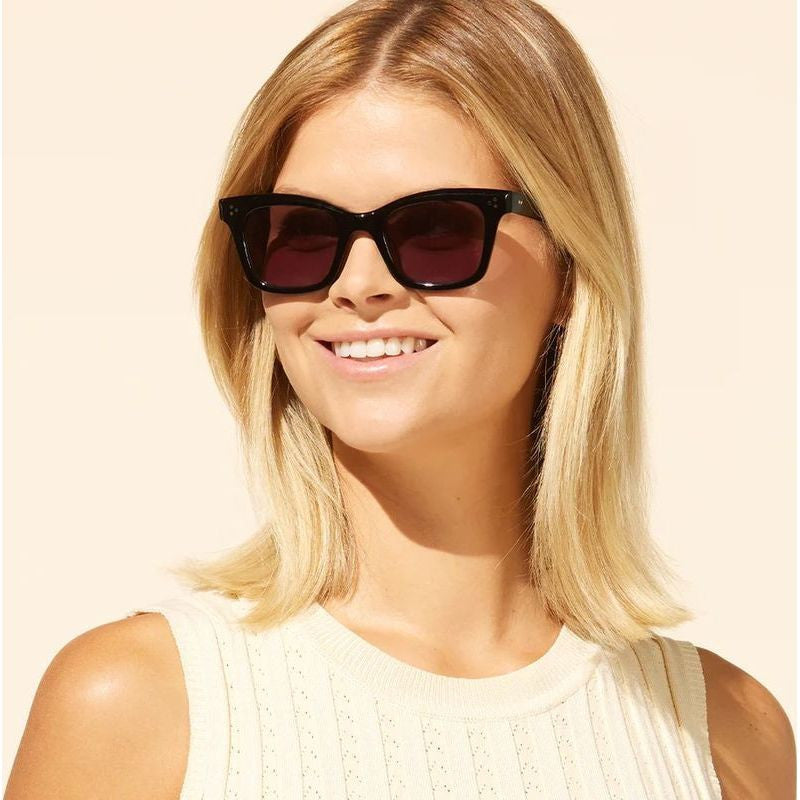 Thompson, Black/Black Currant Lenses