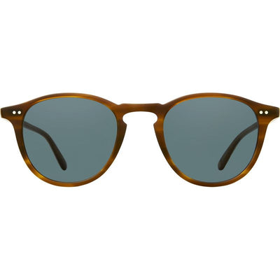 Hampton, Matte Saddle Tortoise/Semi-Flat Blue Smoke Glass Lenses