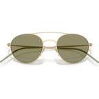 AR6169, Matte Pale Gold/Green Lenses
