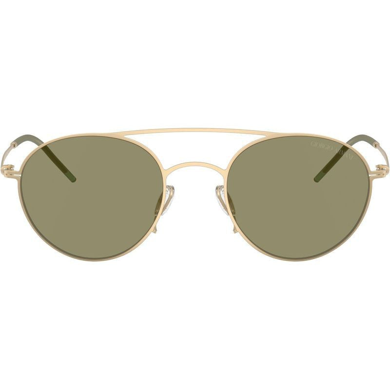 AR6169, Matte Pale Gold/Green Lenses