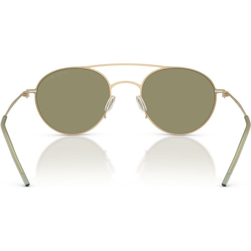 AR6169, Matte Pale Gold/Green Lenses