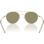 AR6169, Matte Pale Gold/Green Lenses
