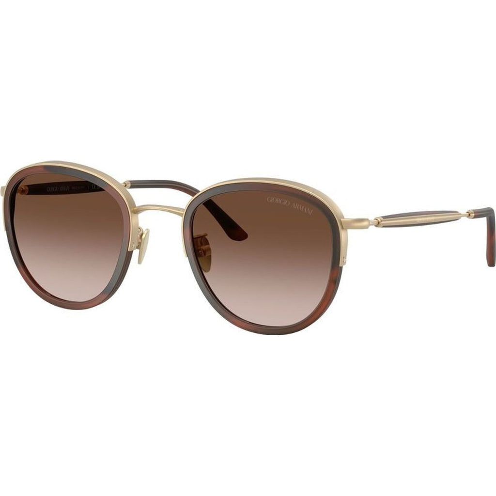 AR6176, Matte Pale Gold/Brown Gradient Lenses