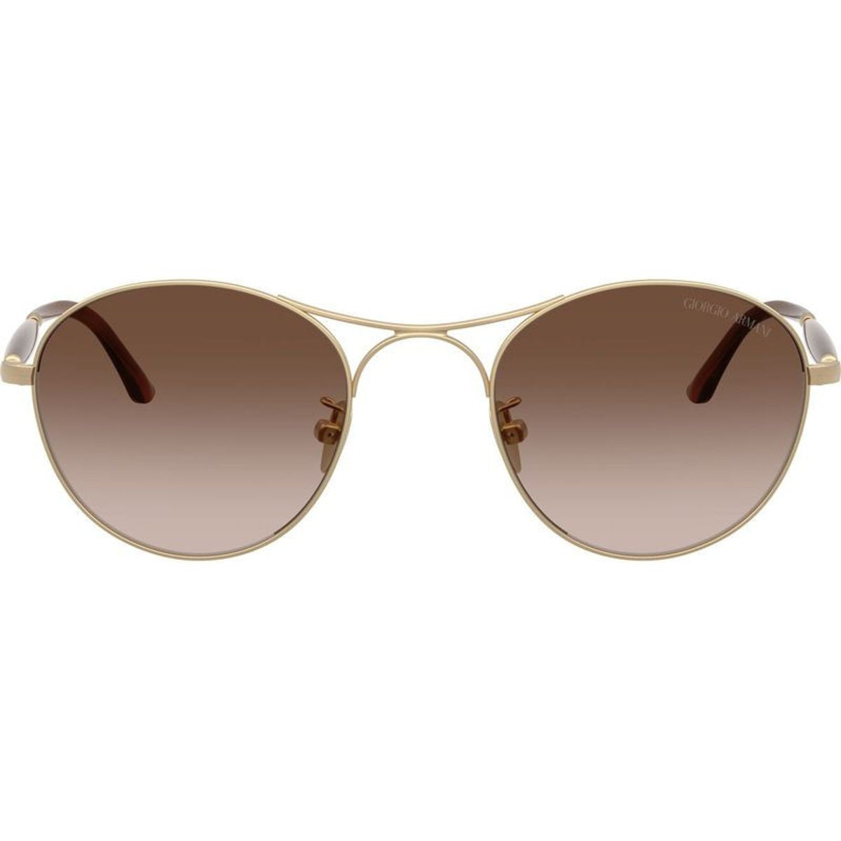 AR6177, Matte Pale Gold/Brown Gradient Lenses