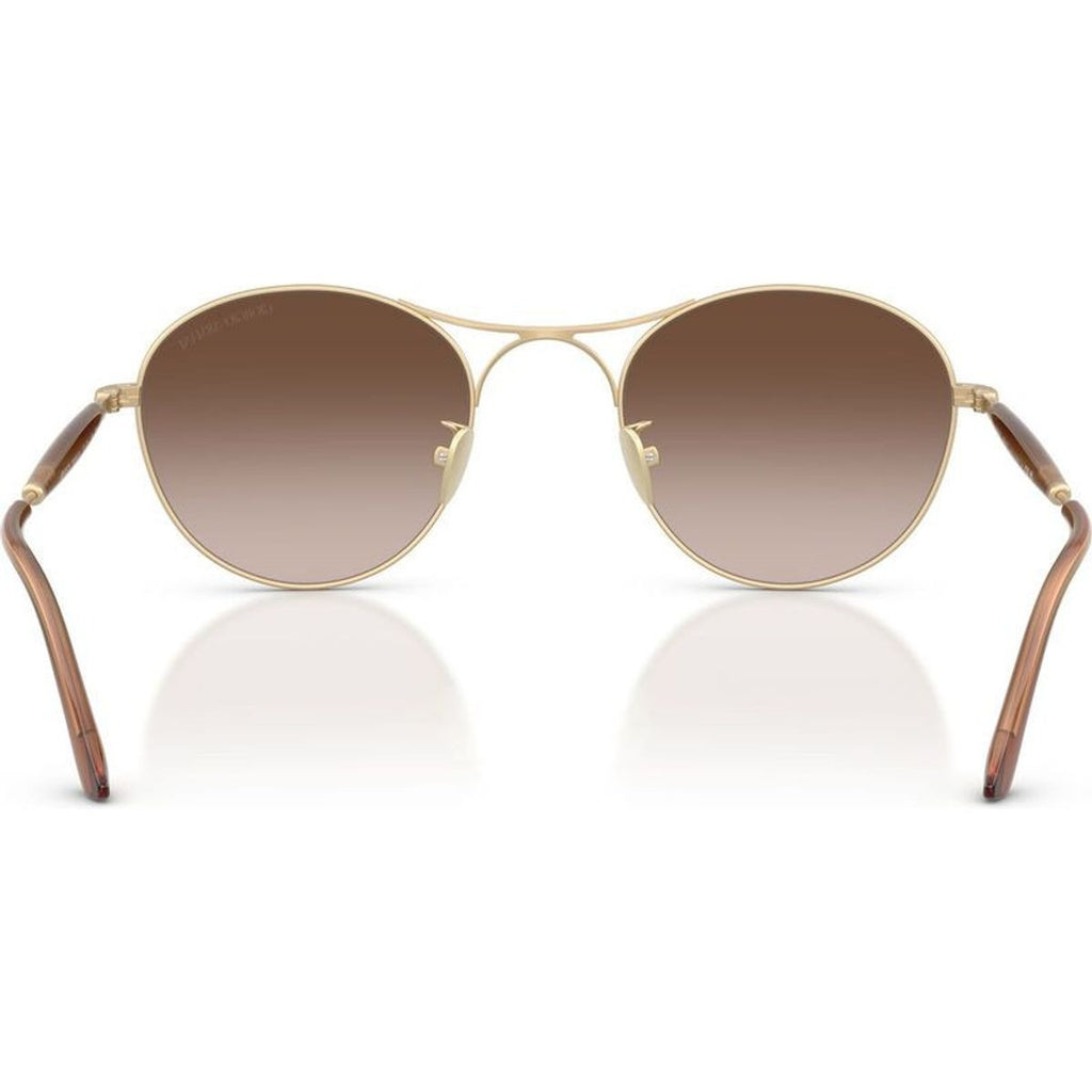 AR6177, Matte Pale Gold/Brown Gradient Lenses