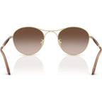 AR6177, Matte Pale Gold/Brown Gradient Lenses